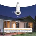  Cámara Bombillo Wifi Pt Robótica Inteligente 3mp Rotación 360, Visión Nocturna 30m, Audio Bidireccional y Resistencia IP66 – IMOU Bulb Cam (IPC-S6DN-3M0WEB)
