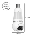  Cámara Bombillo Wifi Pt Robótica Inteligente 3mp Rotación 360, Visión Nocturna 30m, Audio Bidireccional y Resistencia IP66 – IMOU Bulb Cam (IPC-S6DN-3M0WEB)