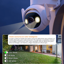 Cámara de Seguridad IP WiFi Motorizada 5MP para Exteriores, Cobertura 360°, Visión Nocturna en Color y Disuasión Activa – IMOU Cruiser 2 (IPC-GS7EN-5M0WE)