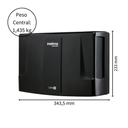 Central Telefónica Híbrida con Soporte para VoIP, Escalabilidad hasta 250 Extensiones IP, para Oficinas y Empresas - UnniTI 1000 Intelbras