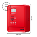 Central de Alarma Contra Incendios Direccionable con Capacidad para 500 Dispositivos, Interconexión de Centrales y Operación Remota - CIE 2500 Intelbras