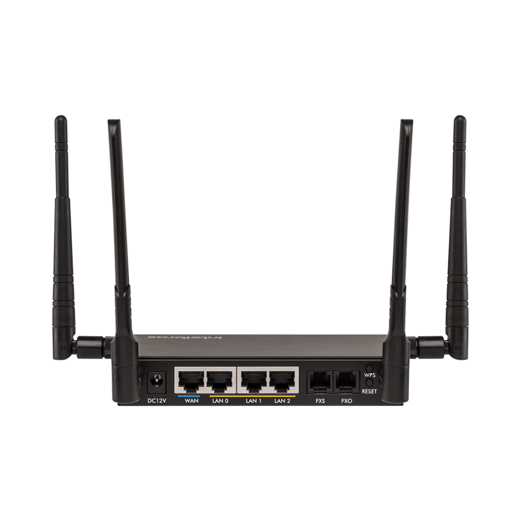 Central Telefónica IP con Capacidad para 32 Extensiones y 9 Llamadas Simultáneas, Función de Enrutador Wi-Fi y Conexión 4G - IAD 100 Intelbras