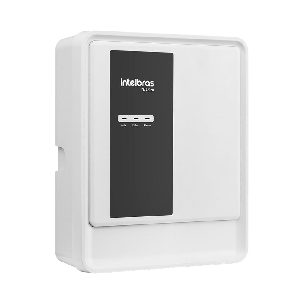 Fuente de Alimentación Auxiliar con Batería Interna de 24 V, Protección Contra Sobretensiones e Instalación Sencilla - FNA 520 Intelbras