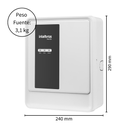 Fuente de Alimentación Auxiliar con Batería Interna de 24 V, Protección Contra Sobretensiones e Instalación Sencilla - FNA 520 Intelbras