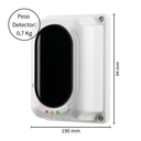 Detector de Humo Lineal con Cobertura de 8 a 100 Metros, Certificación EN 54, para Almacenes y Centros Comerciales - DFL 3100 Intelbras