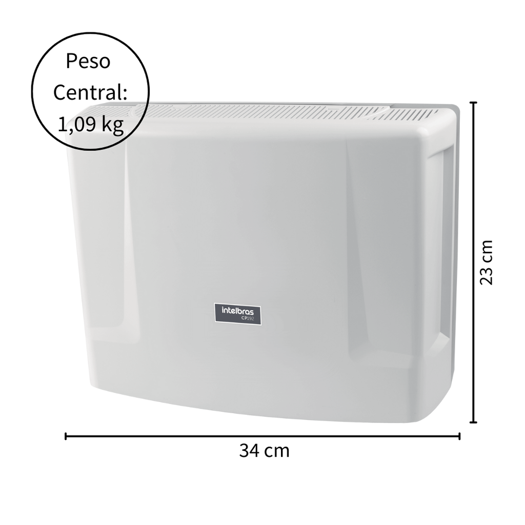 Central de Comunicación para Condominios con Capacidad de 8 a 112 Extensiones, Llamadas Gratuitas y Fácil Instalación - CP 112 Intelbras