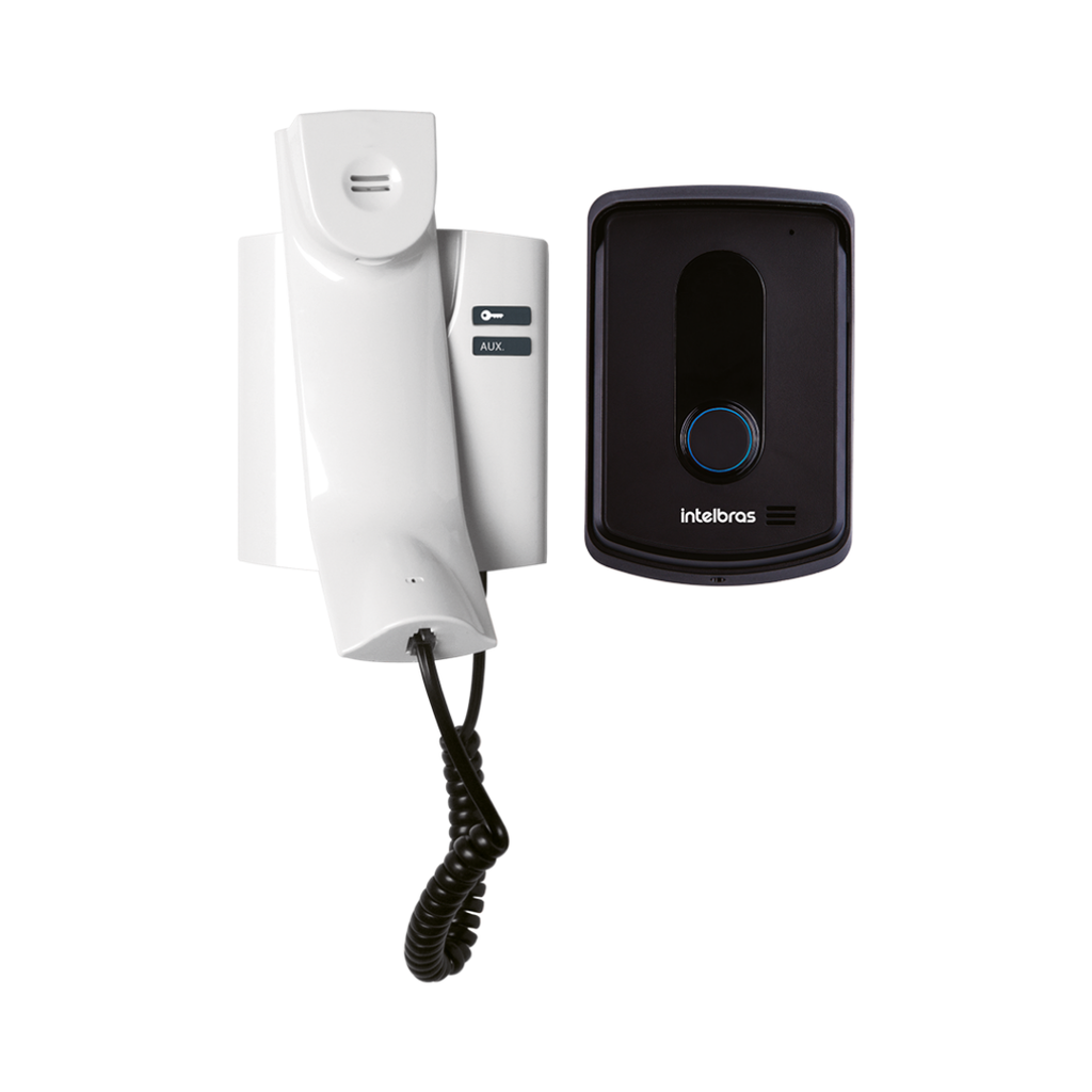 Citófono Residencial con Control de Dos Cerraduras, Protección Antisabotaje y Aviso de Portón Abierto - IPR 8010 Intelbras