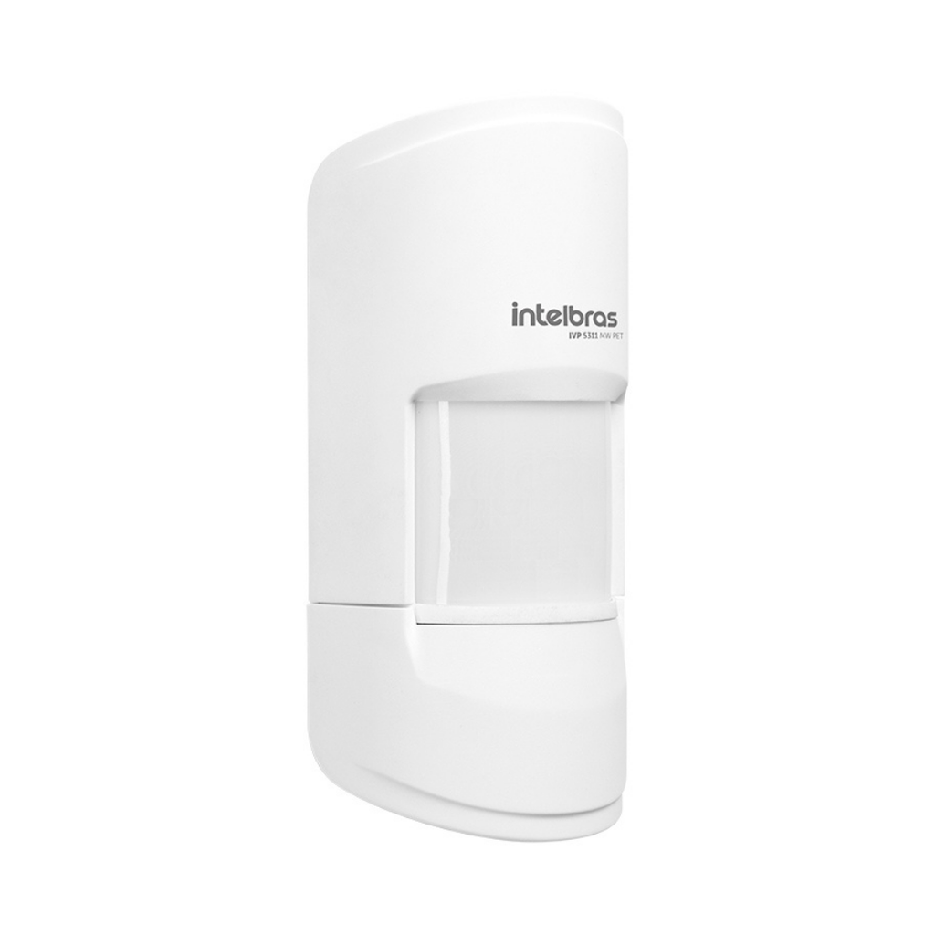 Sensor de Movimiento con Triple Tecnología, Inmunidad a Mascotas de Hasta 20 kg y Tecnología Anticamuflaje - IVP 5311 MW PET Intelbras