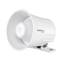 Sirena Cableada con Potencia de 105 dB, Compatibilidad de 9 a 15 VDC y Diseño Resistente con Protección UV - SIR 1000 Intelbras