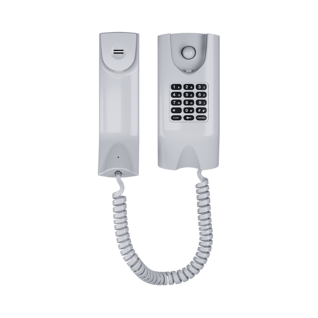 Terminal para Intercomunicación en Condominios con Tecla de Portería, Apertura de Cerraduras y Diseño Compacto - TDMI 300 Intelbras