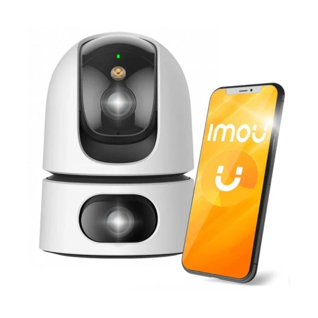 Cámara de Seguridad Dual con Resolución de 10 MP, Visión Nocturna para Interiores y Exteriores y Detección Inteligente - Ranger Dual IPC-S2XN-10M0WED Imou