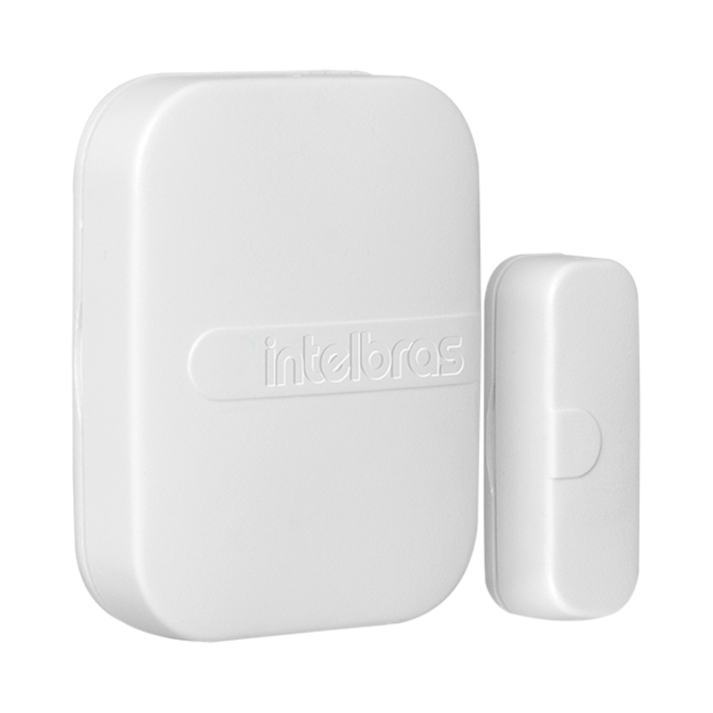 Sensor Magnético Inalámbrico con Doble Modulación, Notificación de Batería Baja y Diseño Discreto - XAS SMART Intelbras