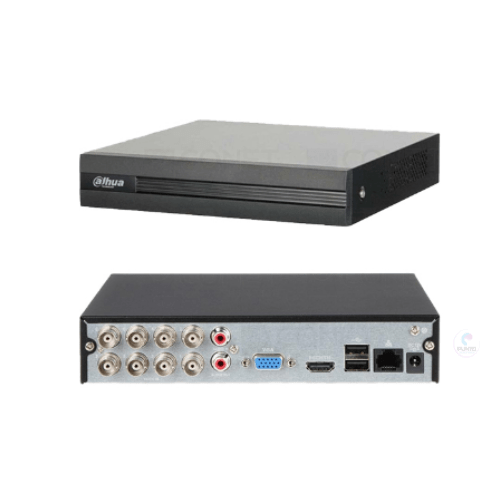 DVR Cooper Hibrido de 8 Canales WizSense con Inteligencia Artificial, Compresión H.265,  Dahua DH-XVR1B08-I