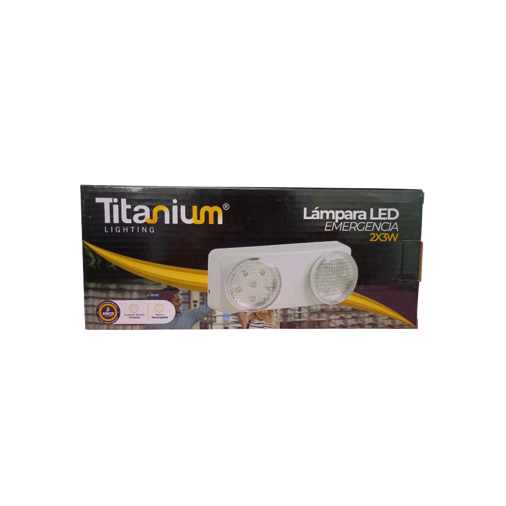 Lampara LED de Emergencia 2 x 3W Mickey Mouse TTA50