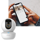 Cámara de Seguridad IP Robótica 360° WiFi Inteligente 5MP para Interiores, Visión Nocturna, Detección de Humanos, Botón de Llamada – IMOU Ranger RC (IPC-GK2CN-5C1WR)