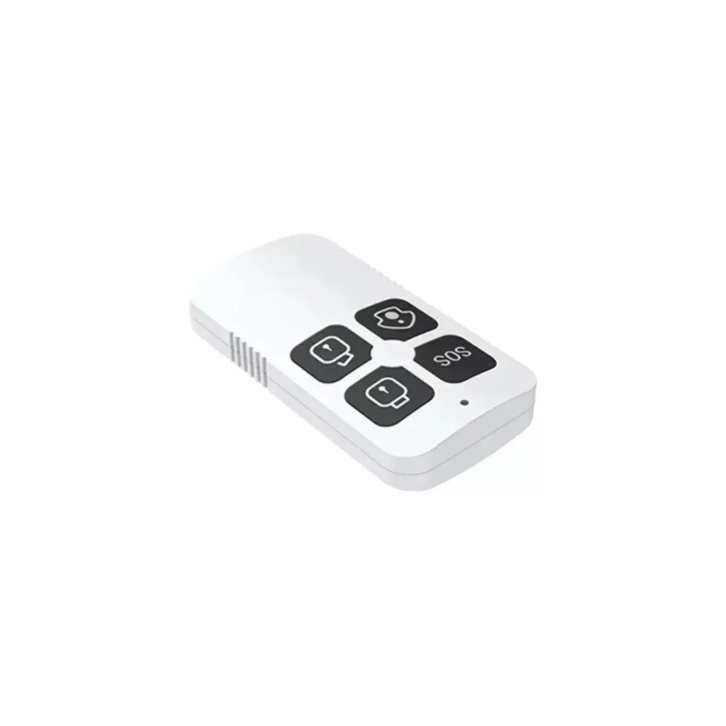 Control Remoto para Alarma Zigbee, con Opciones de Armado, Desarmado, en Casa y SOS (AZW-D-V54Control-SR)