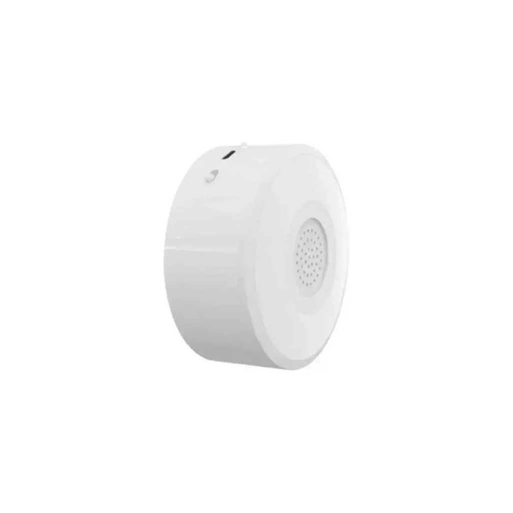 [AZW-D-V51SIRENA-SR] Sirena Zigbee 3.0 85 dB Recargable Power DC 5V 1A Bateria Recargable Incluida AZW-D-V51SIRENA-SR