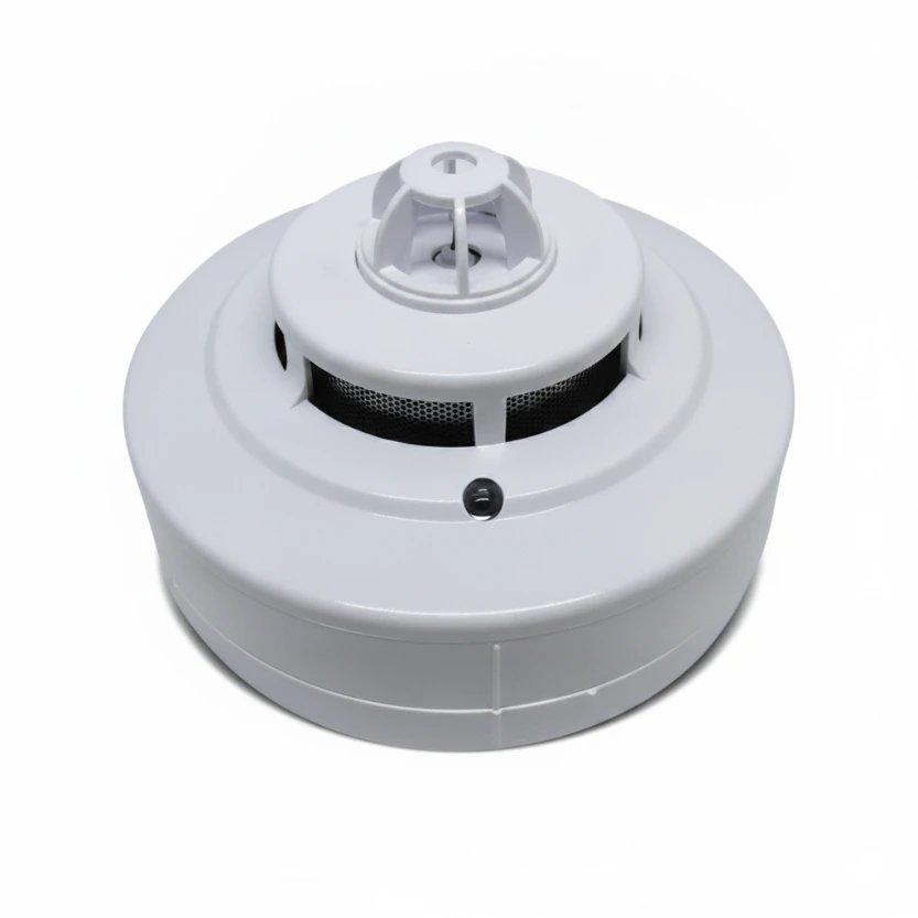 Detector de Humo Fotoeléctrico de 4 Hilos con Sensor de Calor (12 VDC) - Incluye Tornillos y Ejes (LY-DH4T)
