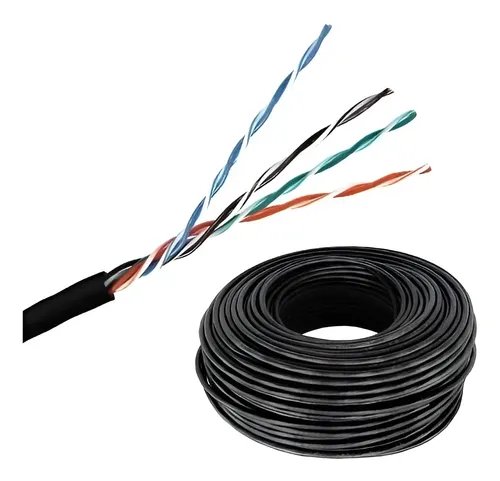 [LY-UTP5EAL-100EXT] Cable UTP Categoría 5e para Exteriores, Resistente al Clima, con Conductores en Aleación y 100 Metros de Longitud - LY-UTP5EAL-100EXT lynx