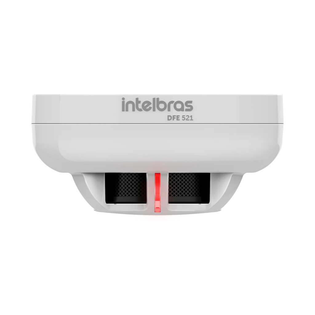 [DFE 521 ESP] Detector de Humo Direccionable con Tecnología de Efecto Tyndall, Instalación a 2 Hilos y Protección UV - DFE 521 ESP Intelbras