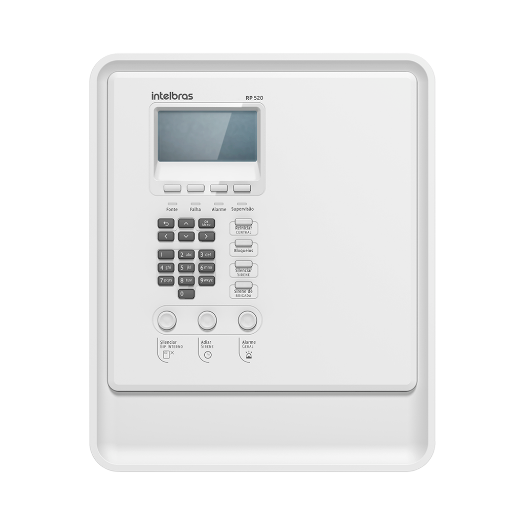 [RP520] Repetidor para Centrales de Alarma Contra Incendios con Compatibilidad Amplia, Protección Contra Sobretensiones, Ideal para edificios - RP 520 Intelbras