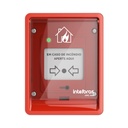 Accionador Manual Convencional para Sistemas de Alarma Contra Incendios, Grado de Protección IP66 y Diseño Rearmable - AMC 466 Intelbras