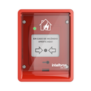 Accionador Manual Convencional para Sistemas de Alarma Contra Incendios, Grado de Protección IP66 y Diseño Rearmable - AMC 466 Intelbras