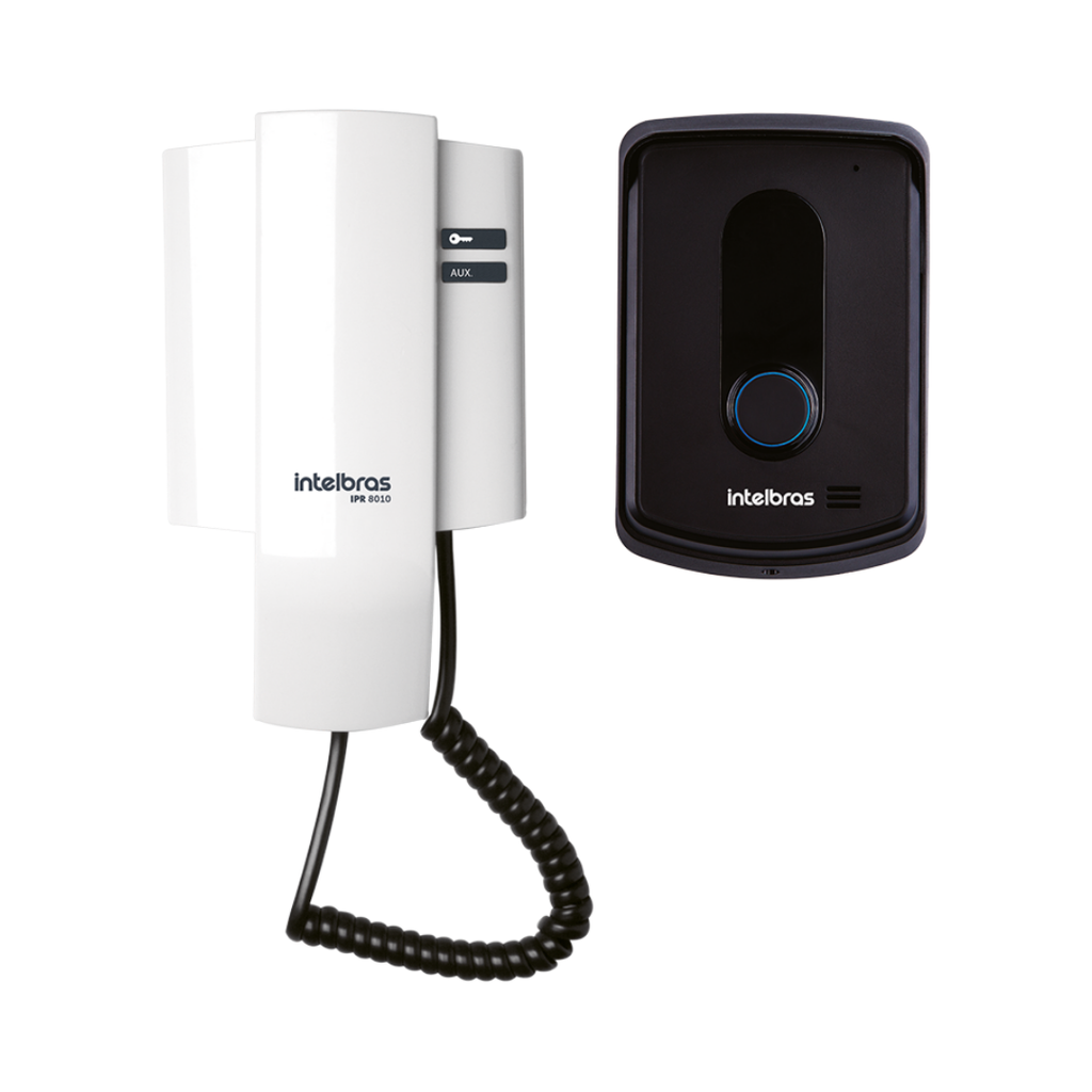 [IPR 8010] Citófono Residencial con Control de Dos Cerraduras, Protección Antisabotaje y Aviso de Portón Abierto - IPR 8010 Intelbras