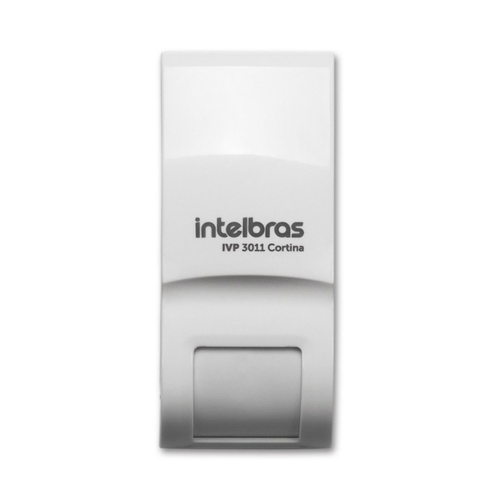 Sensor Infrarrojo con Ángulo de Detección de 15°, Sensibilidad Ajustable y Diseño Compacto - IVP 3011 CORTINA Intelbras
