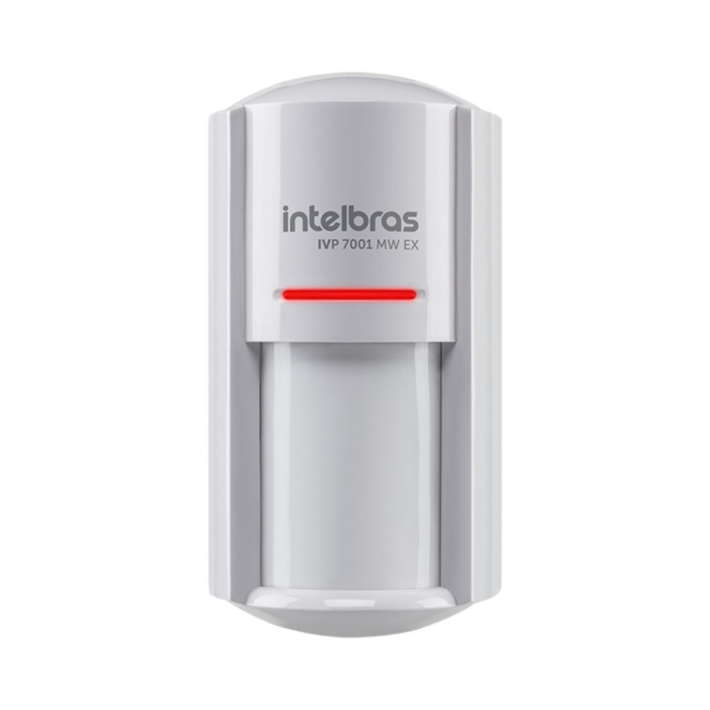 [IVP 7001 MW EX] Sensor de Movimiento con Triple Tecnología, Inmunidad a Mascotas y Cobertura de 110° para Interiores y Exteriores - IVP 7001 MW EX Intelbras