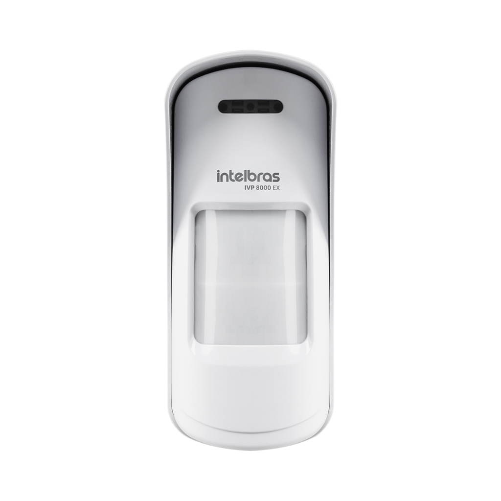 [IVP 8000 EX] Sensor Infrarrojo Pasivo Inalámbrico con Doble PIR, Función PET e Inmunidad a Mascotas de Hasta 30 kg - IVP 8000 EX Intelbras