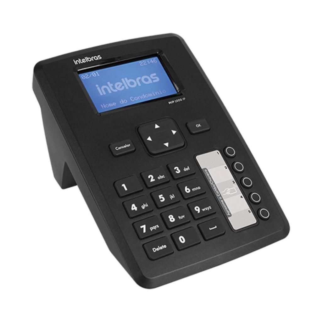 Módulo Inteligente de Portería IP con Gestión Remota, Registros Personalizados y Conexión Ethernet - MIP 1000 IP Intelbras