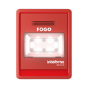 Señalizador Audiovisual Direccionable con Alerta Sonora de 90 dB/m, LEDs de Alto Brillo y Configuración Flexible - SAV 521E Intelbras