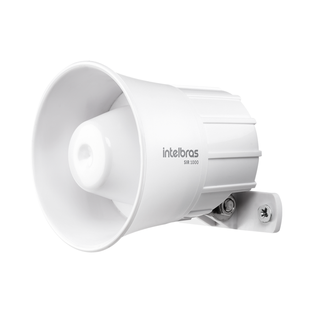 [SIR 1000] Sirena Cableada con Potencia de 105 dB, Compatibilidad de 9 a 15 VDC y Diseño Resistente con Protección UV - SIR 1000 Intelbras