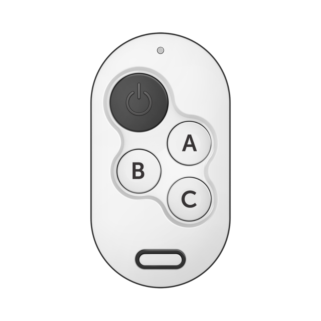 Control Remoto Anticlonado con Cuatro Botones Independientes, Frecuencia de 433,92 MHz y Diseño Ergonómico - XTR 1004 Intelbras