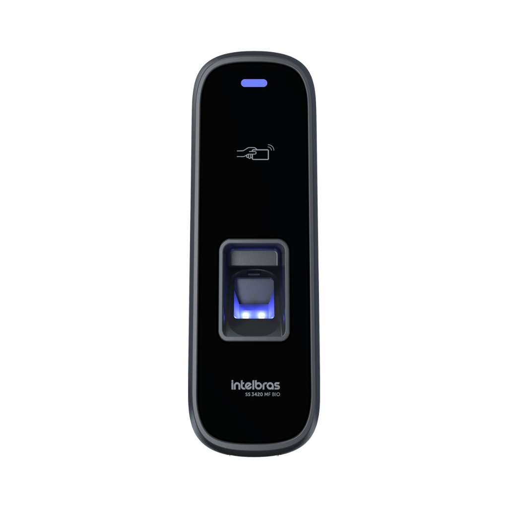 [SS 3420 MF BIO] Control de Acceso con Biometría y RFID, Capacidad para 30.000 Usuarios, Resistencia IP65 e IK10 - SS 3420 MF BIO Intelbras
