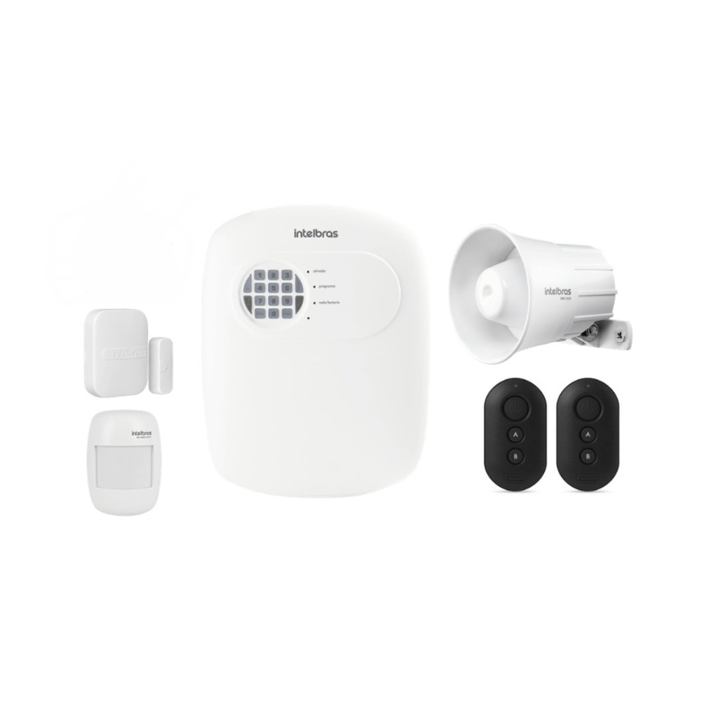 [KIT ANM 24 Net] Kit de Alarma Inalámbrico con Conexión Vía Nube Que Permite Configuración e Interacción por Aplicación Intelbras KIT ANM 24 Net