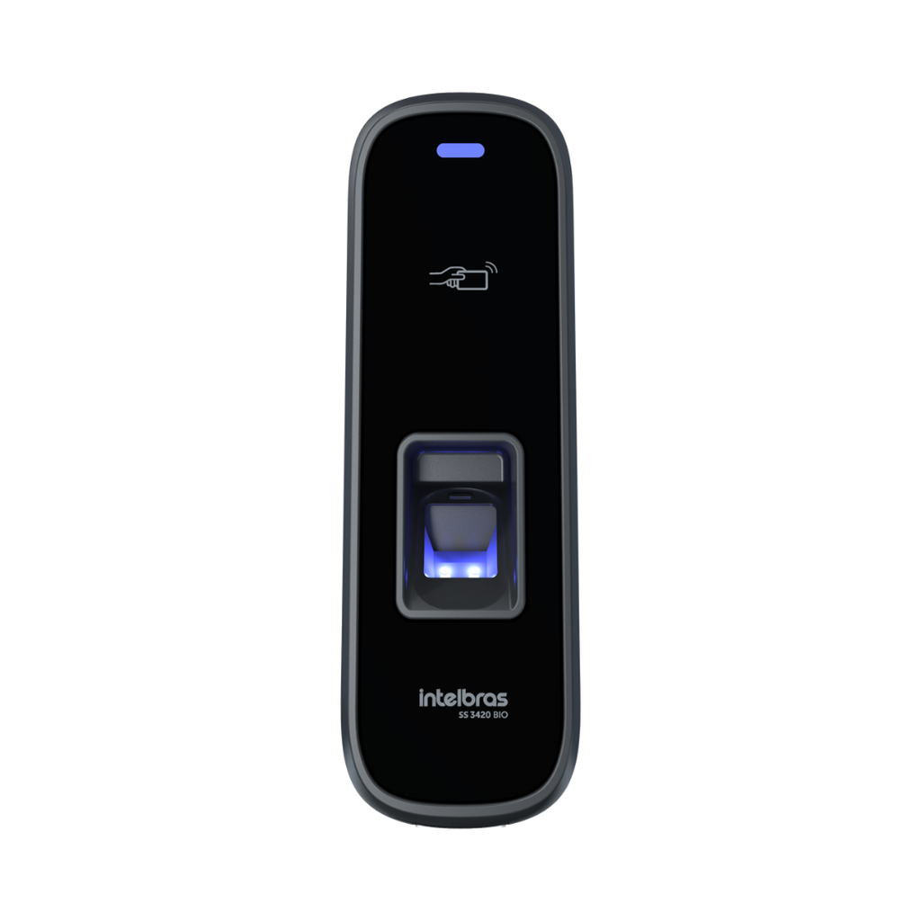 Control de Acceso con Biometría y RFID, Capacidad para 30.000 Usuarios, Resistencia IP65 e IK10 - SS 3420 BIO Intelbras