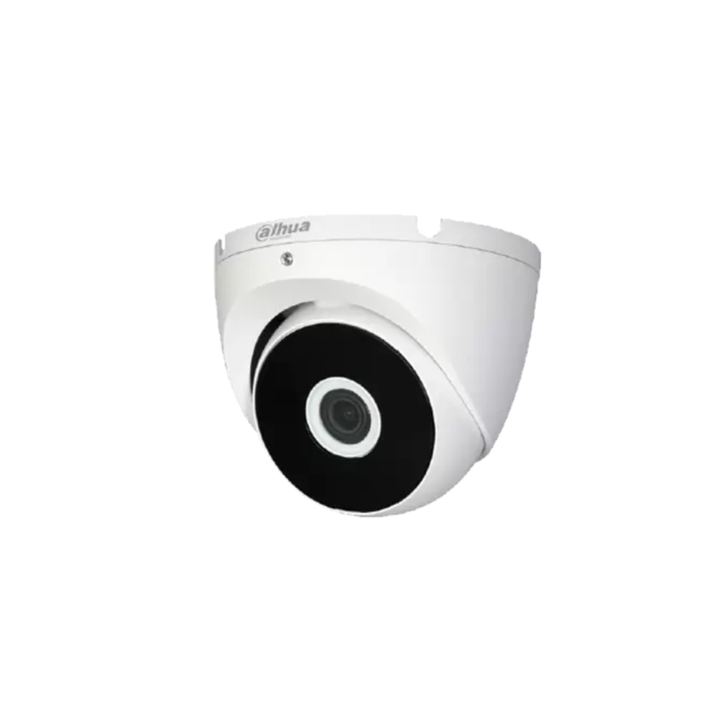 Cámara de Seguridad Análoga Domo 5MP, 2.8 mm con IR Inteligente 20m y Resistencia IP67 para Exteriores Dahua DH-HAC-T2A51N-A-0280B-S2