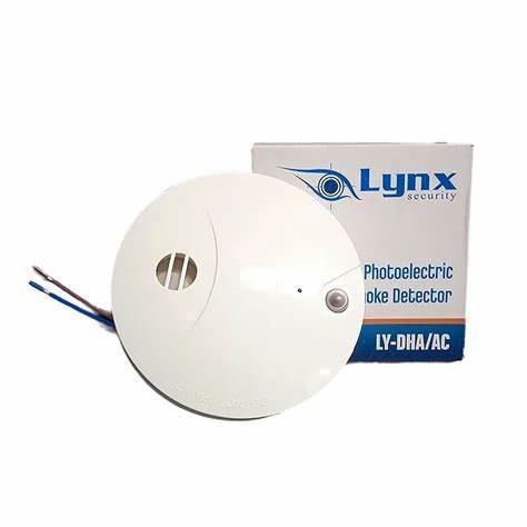 [LY-DHA/AC] Detector de Humo Fotoeléctrico con Alimentación AC 110/230V y Batería de Respaldo 9V (LY-DHA/AC)