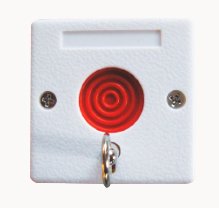 Botón de Pánico Antiatraco con Activación Manual, Enclavamiento y Diseño Compacto para Emergencias - LY-PAS Lynx