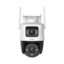 Cámara de Seguridad IP WiFi Dual 3MP + 3MP para Exteriores, Cobertura 360° Doble Lente, Visión Nocturna en Color y Disuasión Activa – IMOU Cruiser Dual (IPC-S7XN-6M0WED)