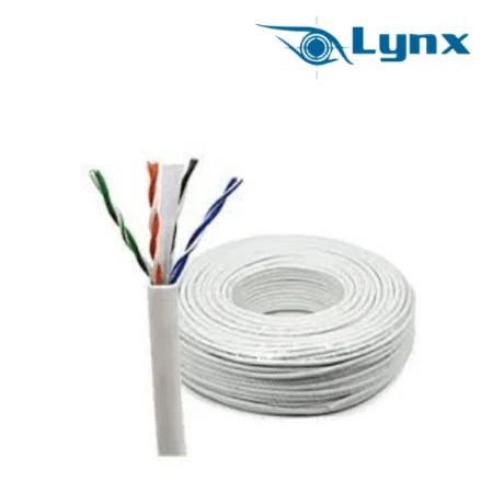 [LY-UTP5EC-100(PFT)] CableUtp Categoría 5e 100% Cobre con Velocidades de Hasta 1000 Mbps, Longitud de 100 Metros y Aislamiento de PVC - LY-UTP5EC-100 Lynx