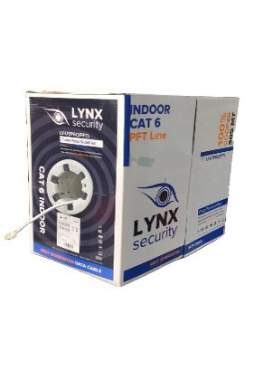 [LY-UTP6C(PFT)] Cable UTP CAT6, 100% Cobre, conductor 0.51mm, rollo 305mt (tecnología PFT) 