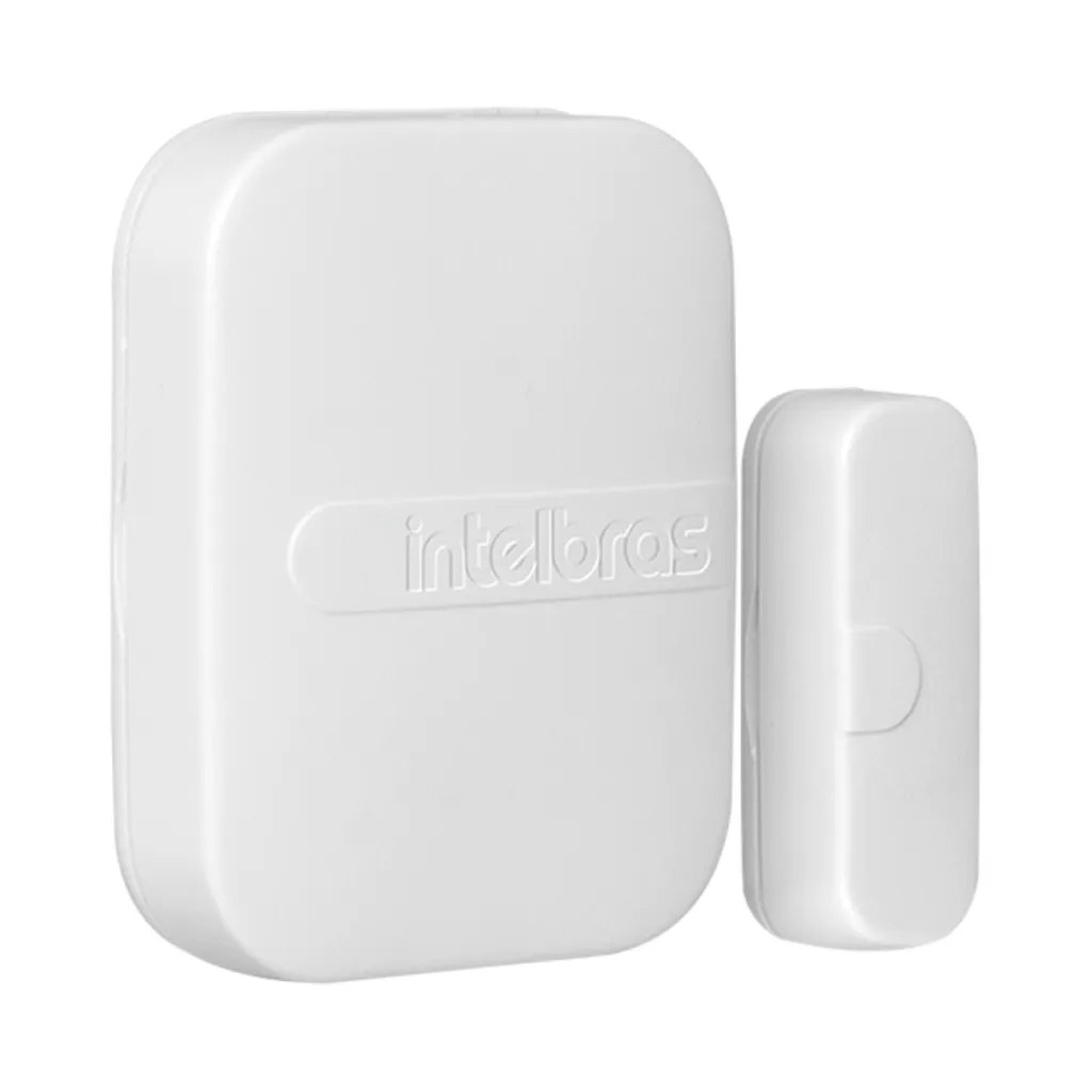 [XAS SMART BLACK] Sensor Magnético Inalámbrico con Doble Modulación, Notificación de Batería Baja y Diseño Discreto - XAS SMART Intelbras
