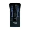 Central de citofonía colectiva, 20 botones para comunicación directa con los módulos internos (extensiones), lector de proximidad RFID (Mifare) para apertura de cerradura, Instalación directa a la red AC (100 – 240 V automático), Altavoz Half dúplex, llamadas entre extensiones. Compatible con terminal TDMI 300  y TP 2000	 