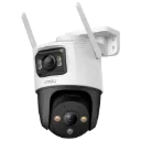 Cámara IP/PT 10MP Cruiser Dual 2 (5MP Lente FIJO/5MP Lente PT) Smart Color Algo Play Disuacion Activa Luz Roja y Azul Wi - FI6/IP66 (IPC-S7XEN-10M0WED)